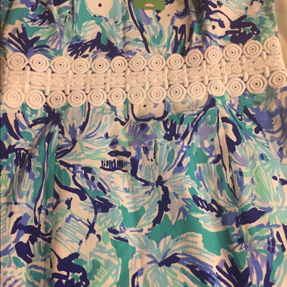 Ashlyn Dress in Tropical Tur Elephant Appeal - Picture 3 of 7